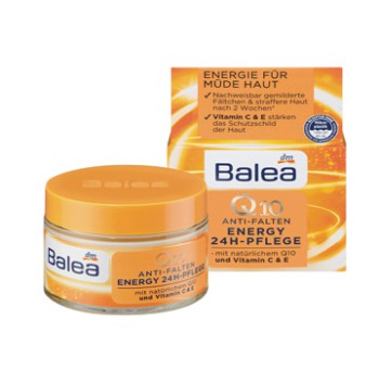 Crème de jour 24h énergie anti-rides Q10, 50 ml