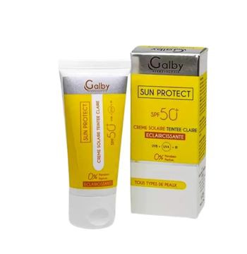 Galby sun protect écran solaire teinte claire SPF50+ 50ml