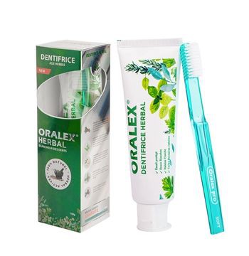 ORALEX Dentifrice Herbal avec Brosse Médical Offert
