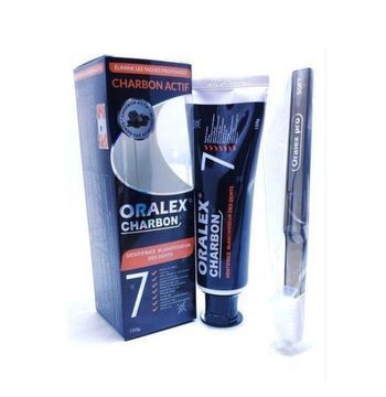 ORALEX Dentifrice au Charbon de bambou avec Brosse Médical Offert
