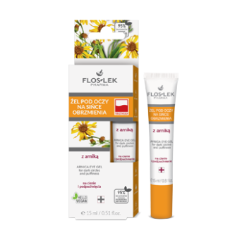 Gel contour des yeux à l'arnica pour les cernes et les poches - 15 ml-floslek