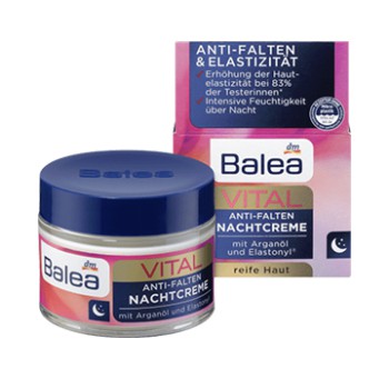 Vital crème de nuit anti-rides, 50 ml-balea